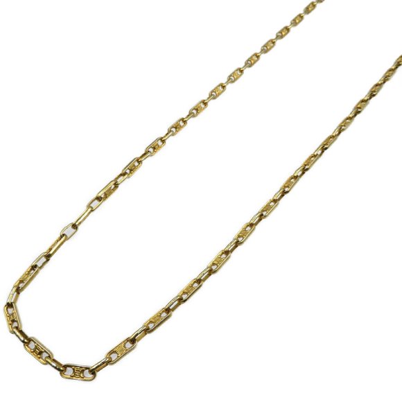 Celine Macadam Long GP Gold Necklace 0209CELINE 5J0209IEP5 - Picture 1 of 4